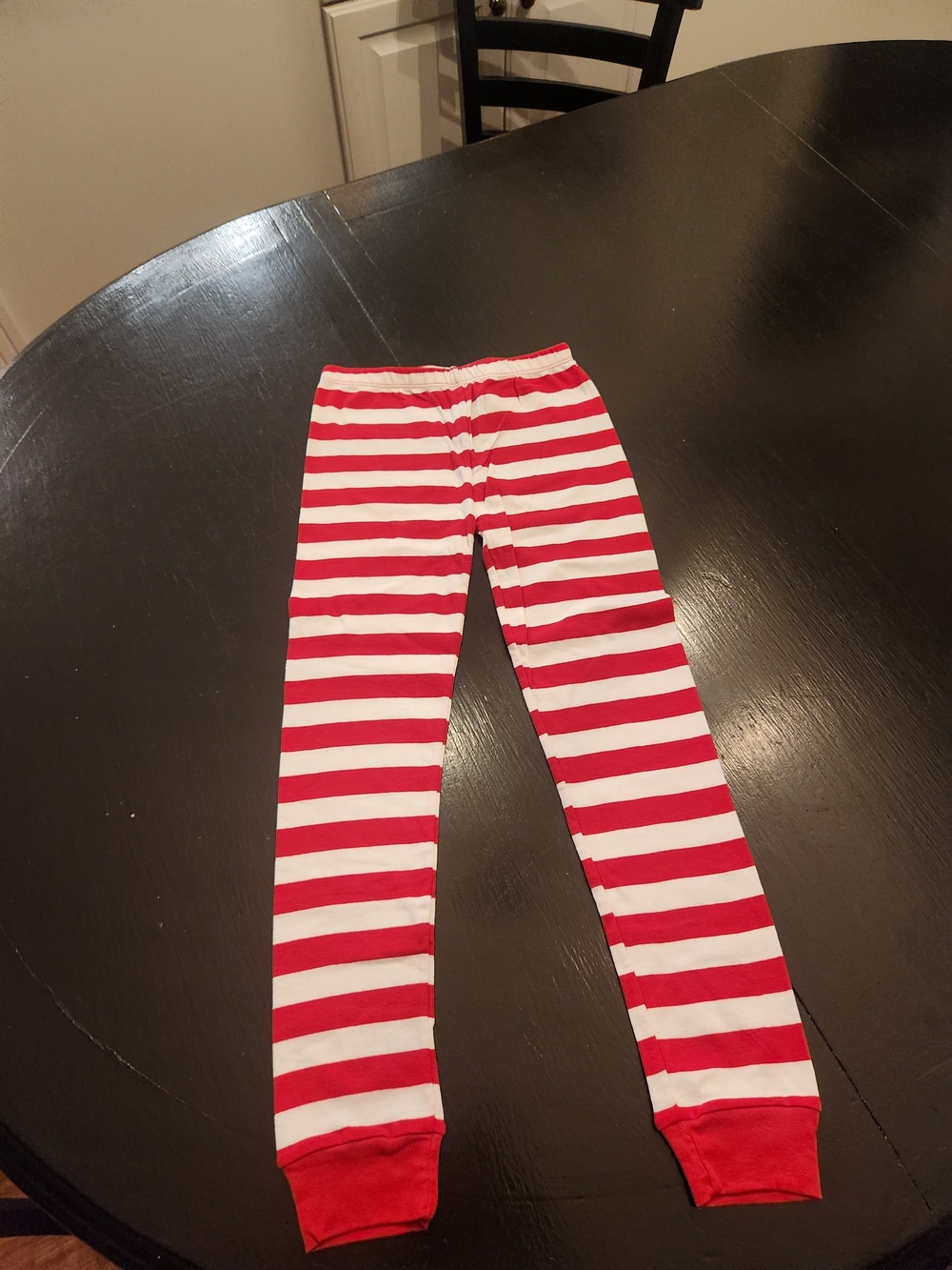 Kids Red & White Striped Pajama Pants - Cozy Holiday Loungewear